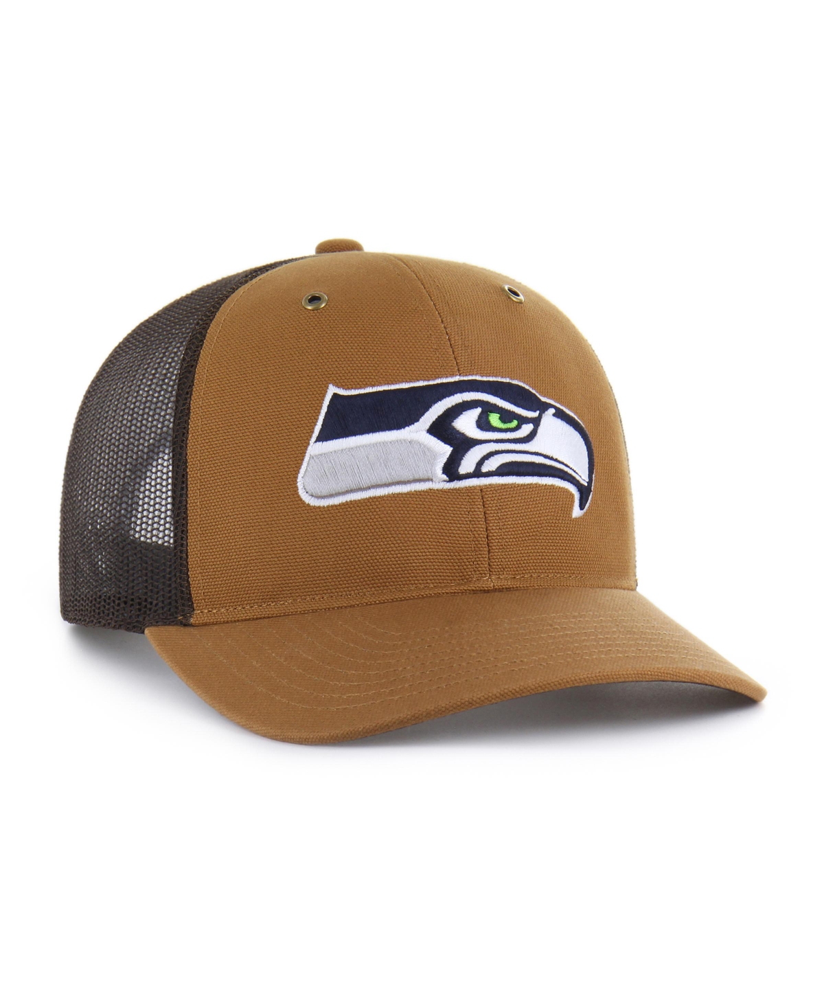'47 Brand x Carhartt Men's Brown Seattle Seahawks Trucker Adjustable Hat