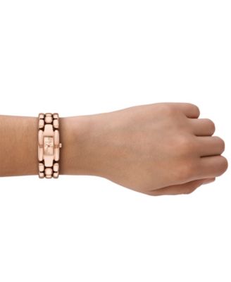 Women's&nbsp;Hally Two-Hand Rose Gold-Tone Stainless Steel Watch, 21mm