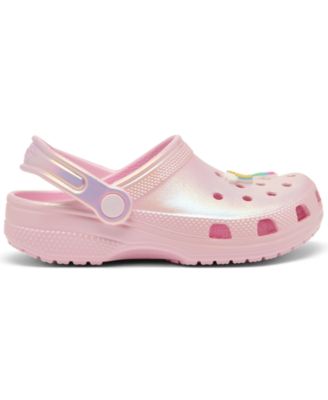 Little Girls Unicorn Classic Clogs from Finish Line