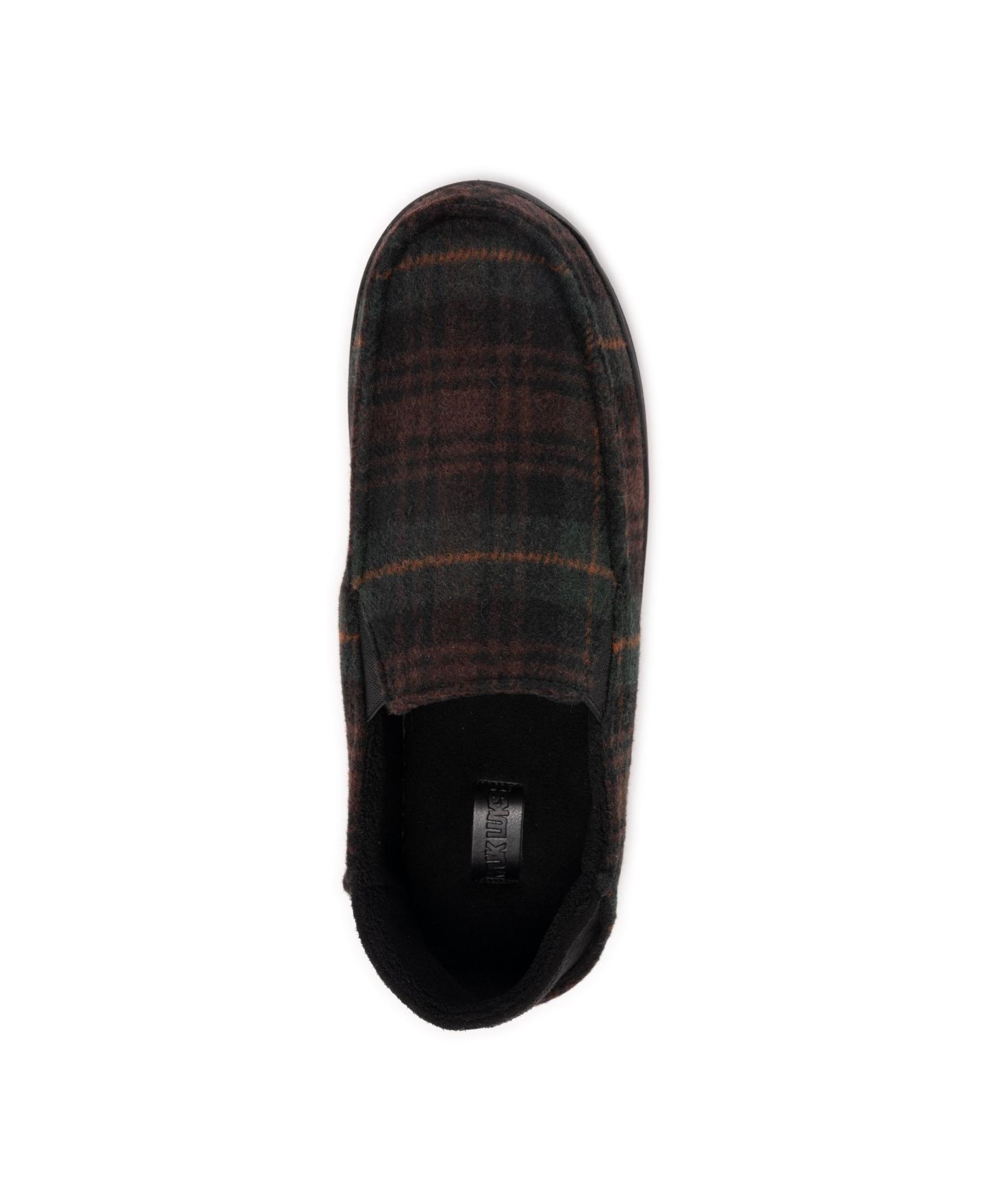 Мужские тапочки MUK LUKS Owen Full Fit Slipper, цвет: Коричневый клетчатый — фото 6