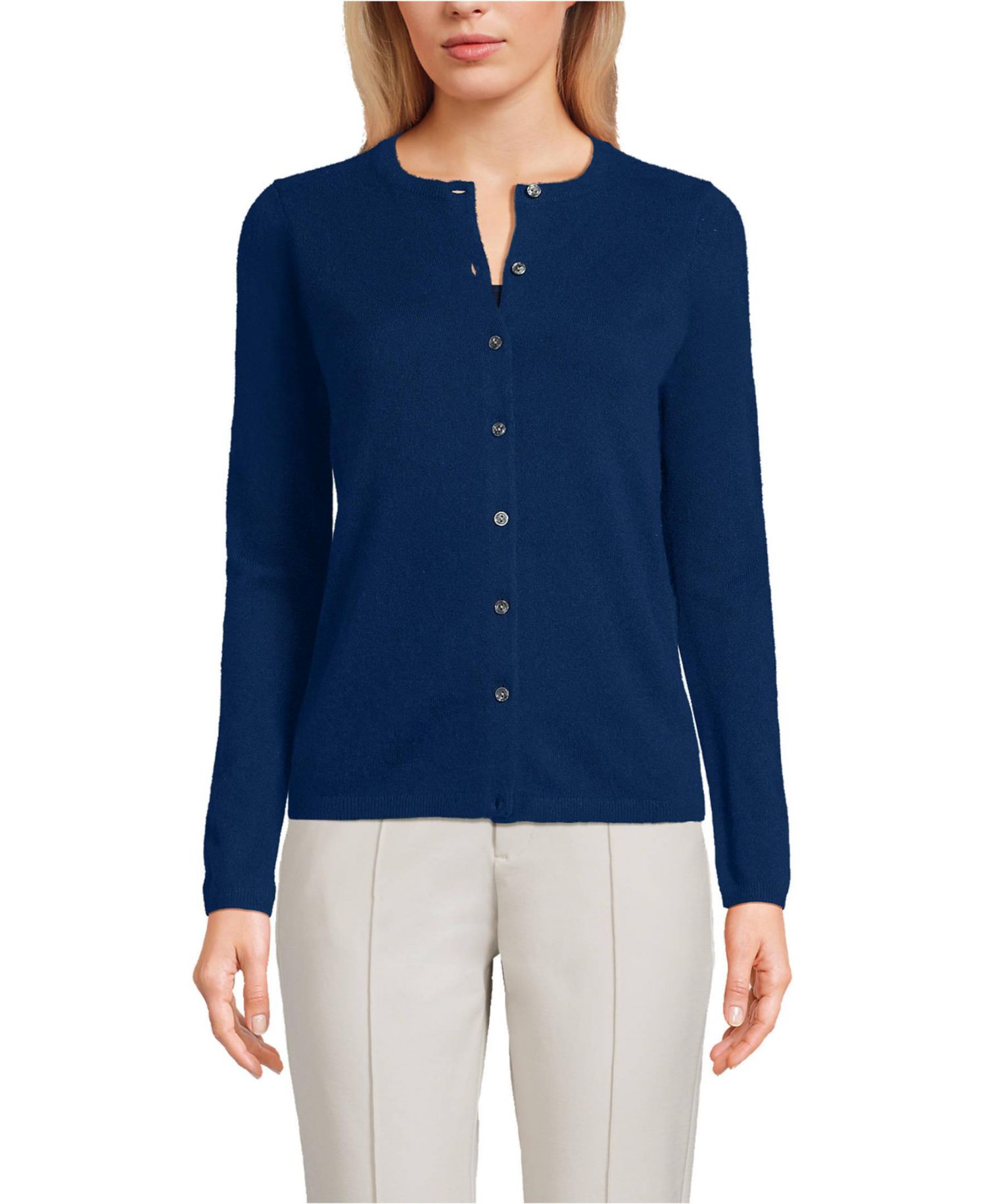 Women's Tall Classic Cashmere Cardigan Sweater