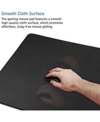 Large Extended Gaming Mouse Pad with Stitched Edges, (31.5X15.7In) Durable Non-Slip Natural Rubber Base, Waterproof Mat for Gamer/Desktop/Office