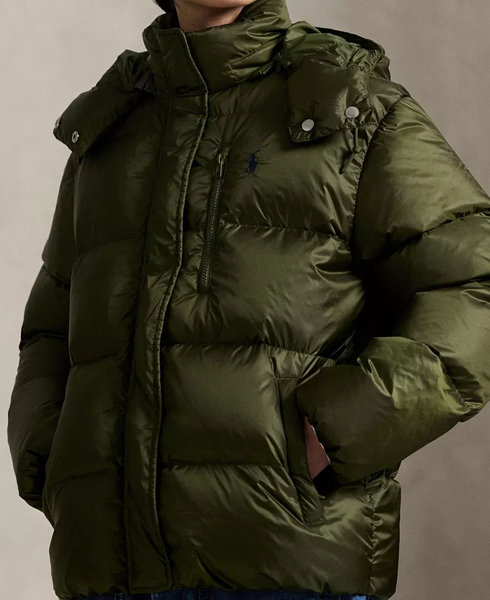 Women's Water-Resistant Long-Sleeve Quilt Jacket - thumbnail 7