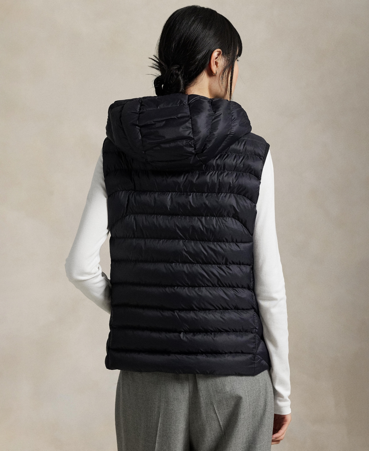 Polo Ralph Lauren Women's Sleeveless Quilted Vest In Black