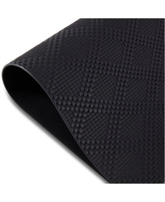  Basel Reversible Premium Faux Leather 12" x 18" Rectangular Placemats Set of 4