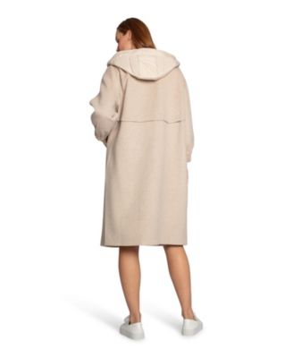 Fantasy Land Wool Blend Hooded Coat
