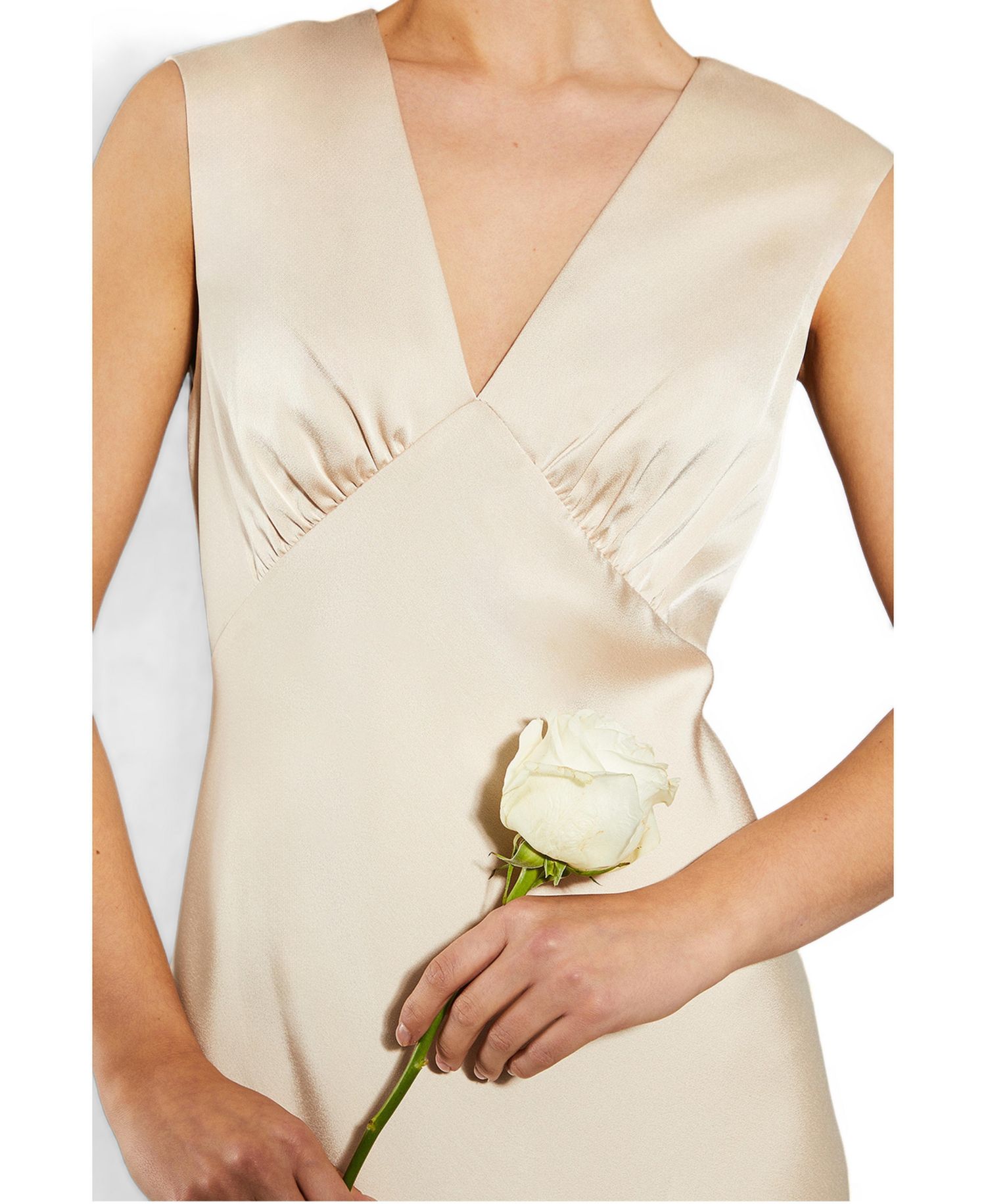Women's Satin Bridesmaid Dress
