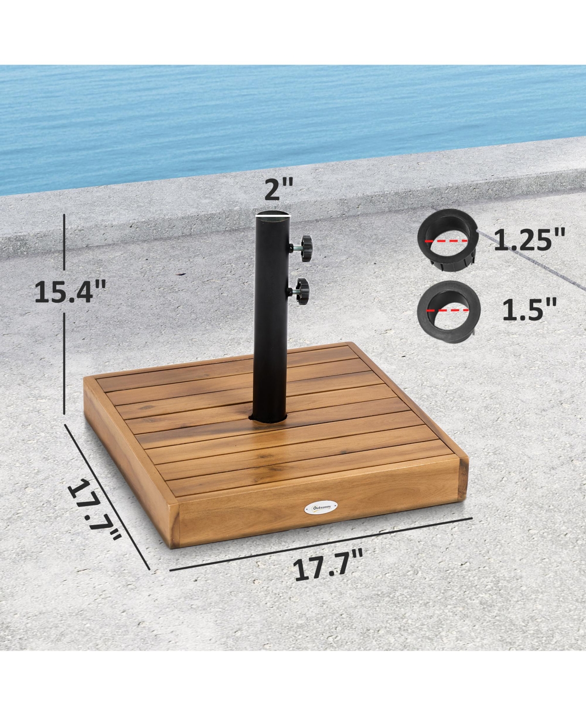 Outsunny Umbrella Ba