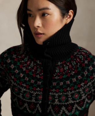 Women's Fair Isle Long-Sleeve Cardigan