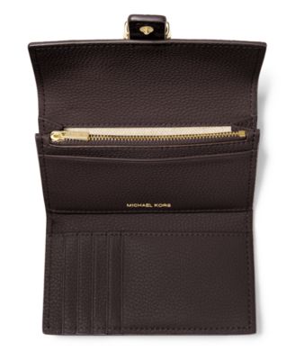 Michael Kors Nolita Flap Trifold Leather Wallet