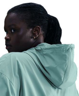 Plus Size Hooded Jacket