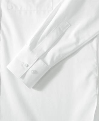 Women's Petite Oversized No Iron Tunic with Statement Collar Shirt