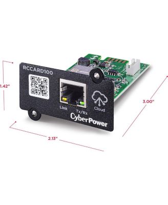 RCCARD100 UPS Cloud Remote Monitoring Card, Black