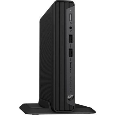 Elite Mini 805 G8 Desktop Mini PC, AMD Ryzen 5 PRO 5650GE 3.4GHz, 8GB RAM, 256GB SSD, Windows 11 Pro, Jack Black