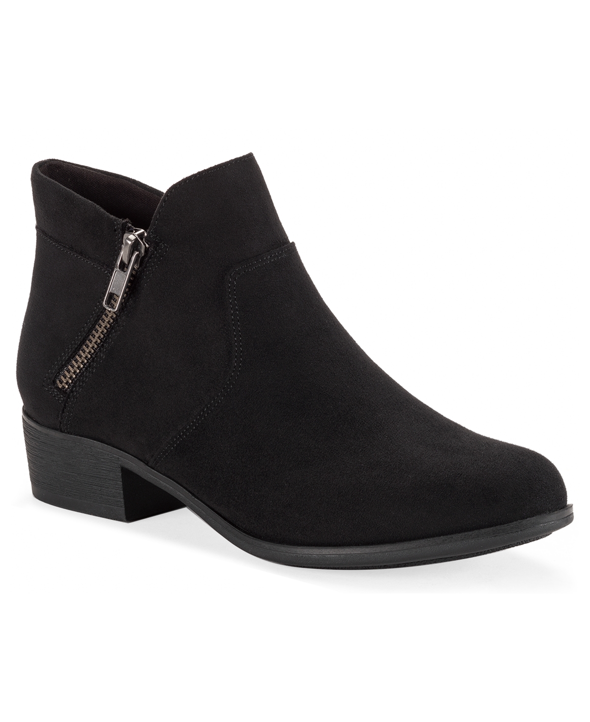 Style & Co Women's Ameliaa Block Heel Booties, Macy's Exclusive In Black
