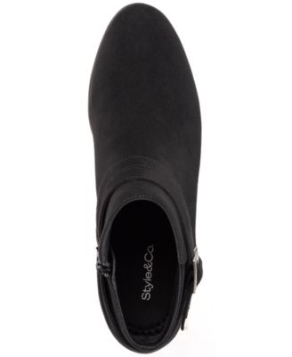 Women's Willaa Belt Block Heel Booties, Macy's Exclusive