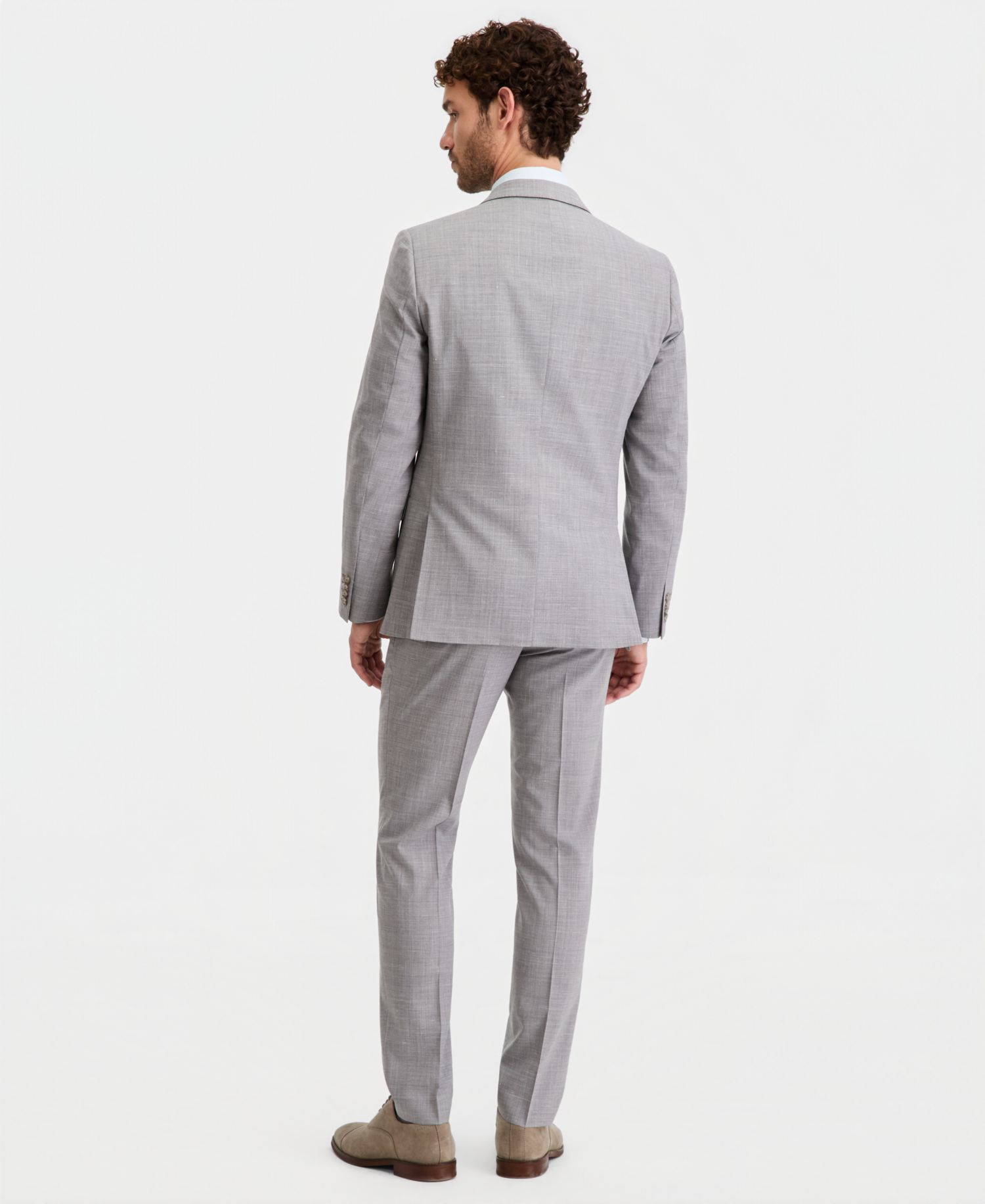 Men's Modern-Fit Wool-Blend Suit Separate Pants