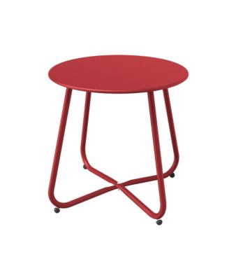 Outdoor detachable iron sheet coffee table