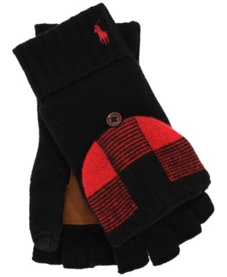 Polo Ralph Lauren - Men's Tartan Mitt Convertible Gloves