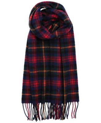Men's Woolen Plaid Scarf