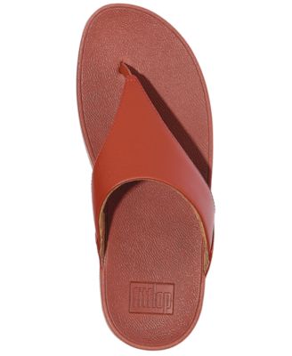 Women's Lulu Leather Toe-Thongs Sandals