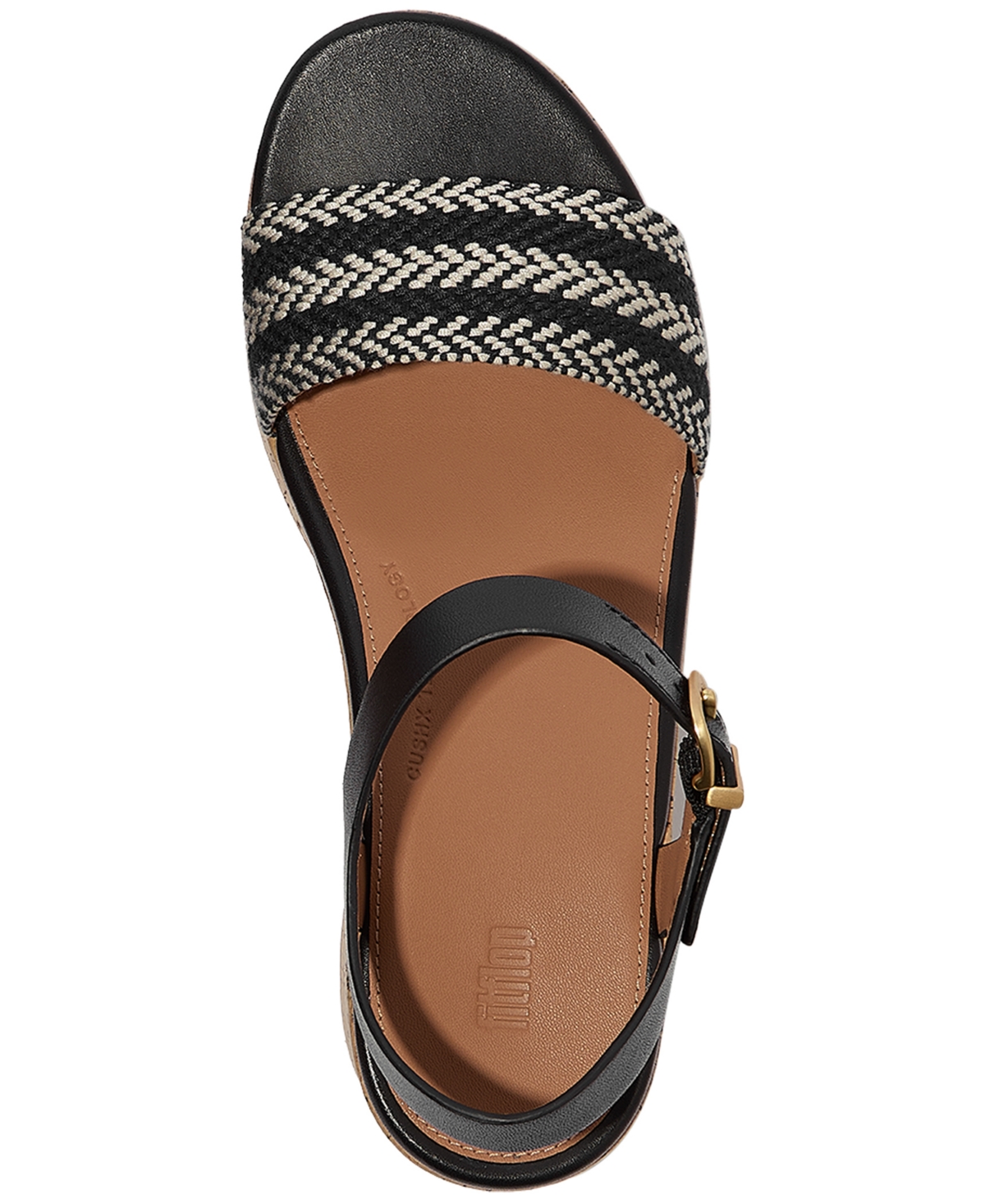 FitFlop Women's Platforms Leather Heeled Wedge Sandals