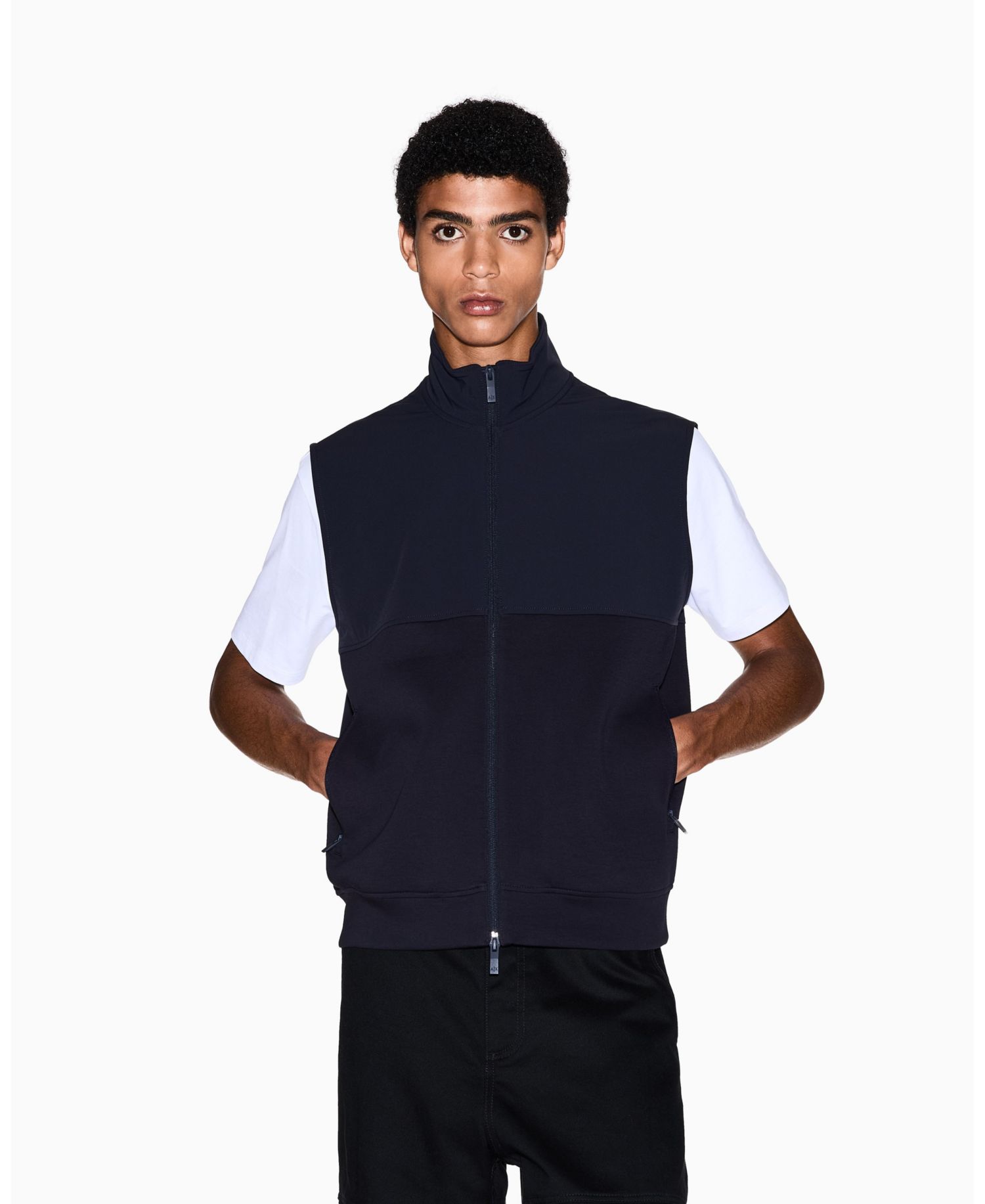 Men's Mixed Media Commuting Vest