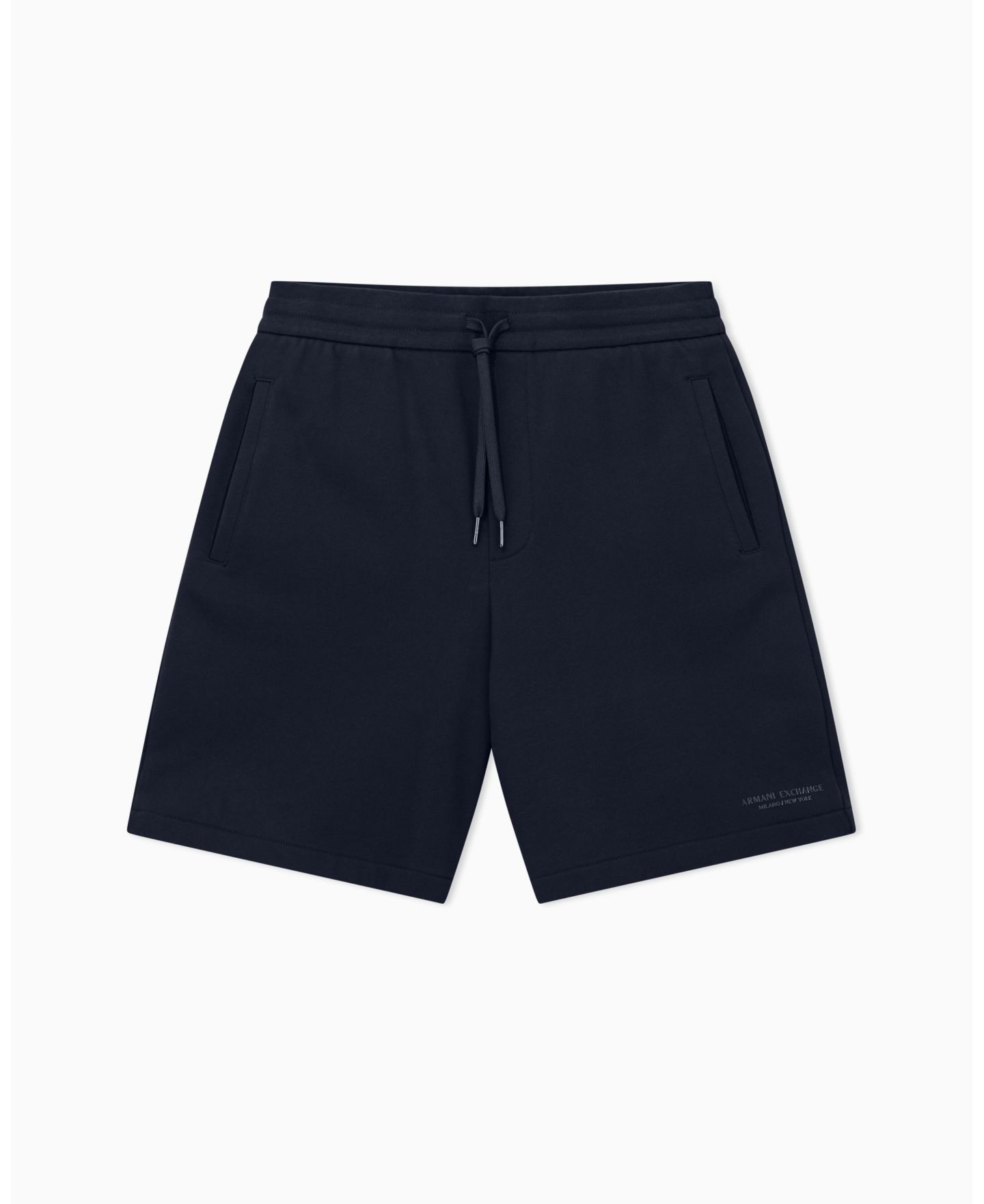 Мужские шорты A|X Armani Exchange Milan NY Fleece, цвет: Глубокий тёмно-синий — фото 1