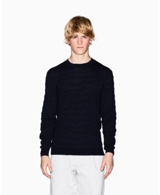 A|X Armani Exchange - Men's Cozy Lab Tonal Crewneck Sweater