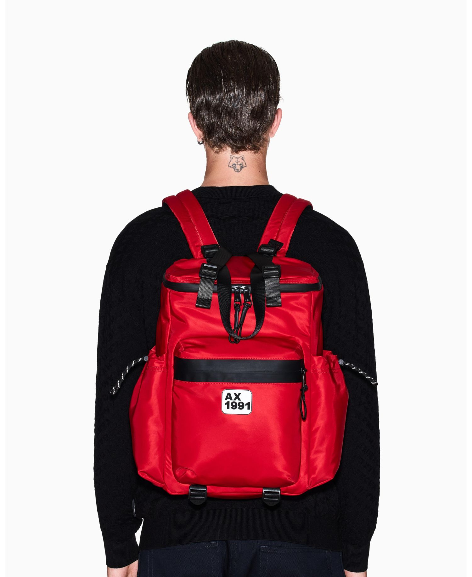 Men's Nylon with Top Handles Backpack