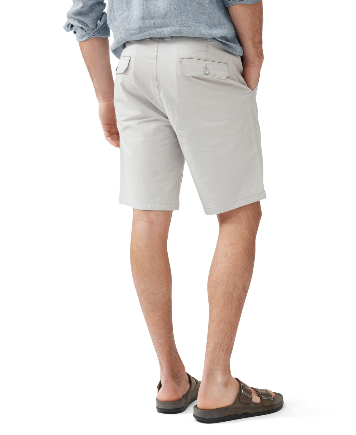 Rodd & Gunn Men's The Gunn 9" Original Fit Shorts In White