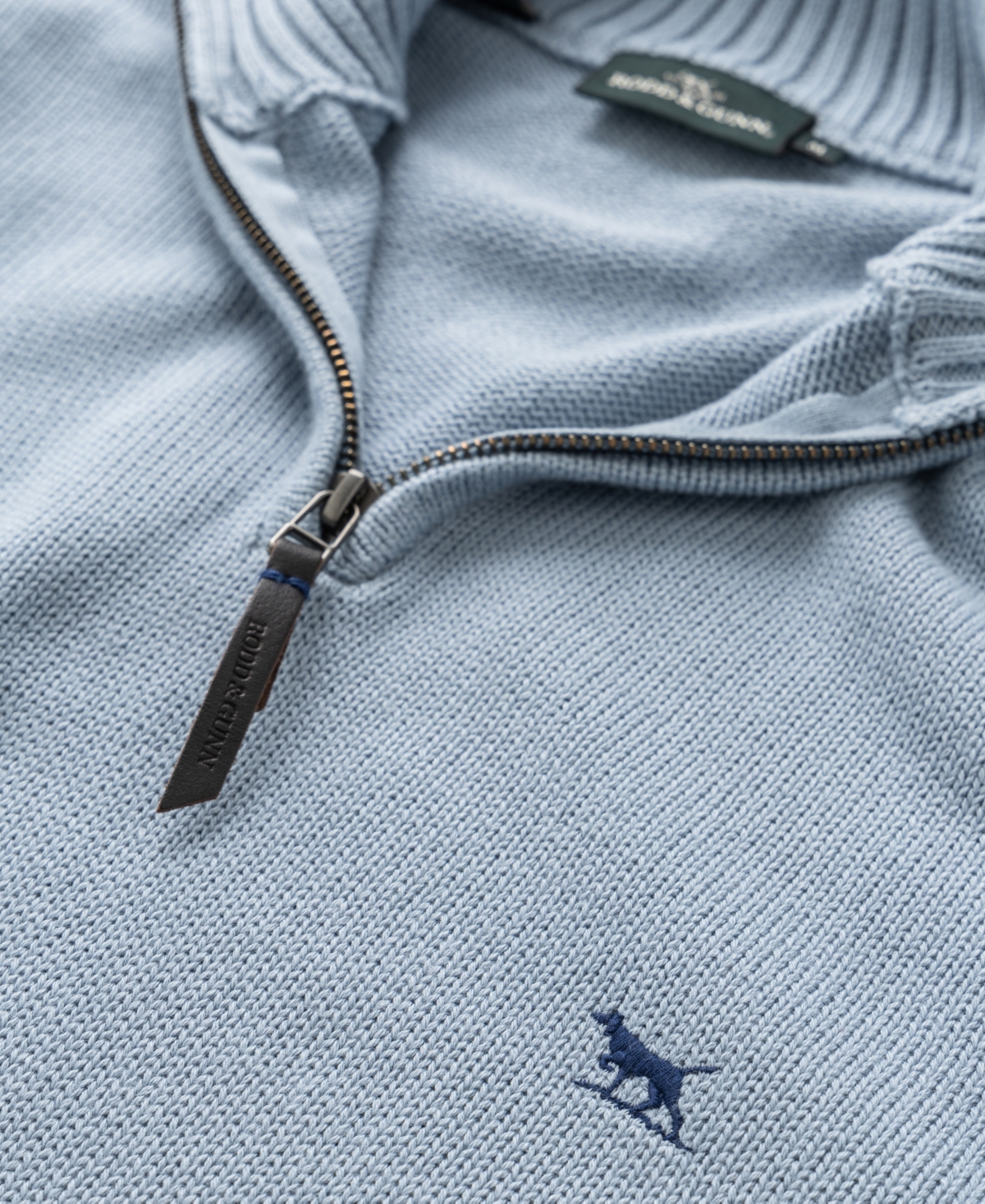 Rodd & Gunn Men's Merrick Bay Quarter-zip Sweater In Blue