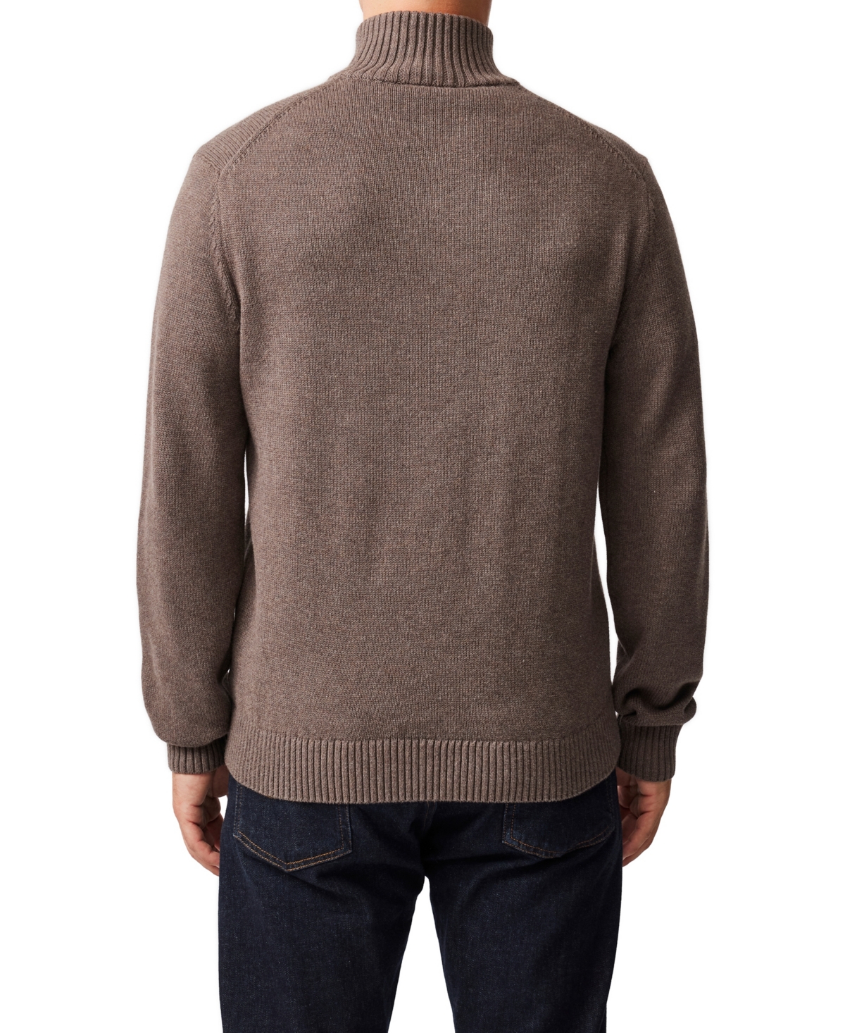Rodd & Gunn Men's Merrick Bay Quarter-zip Sweater In Brown