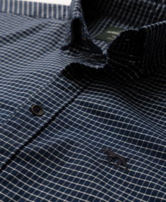 Men's Gunn Check Oxford 5 Long Sleeve Sports Fit Shirt