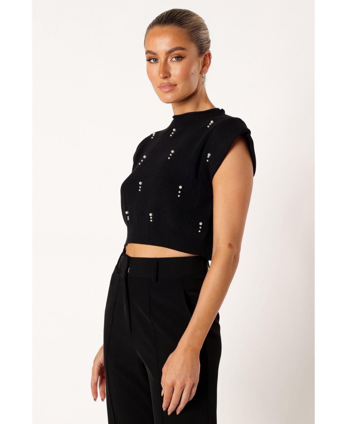 Petal and Pup Women's Malani Beaded Top - Black