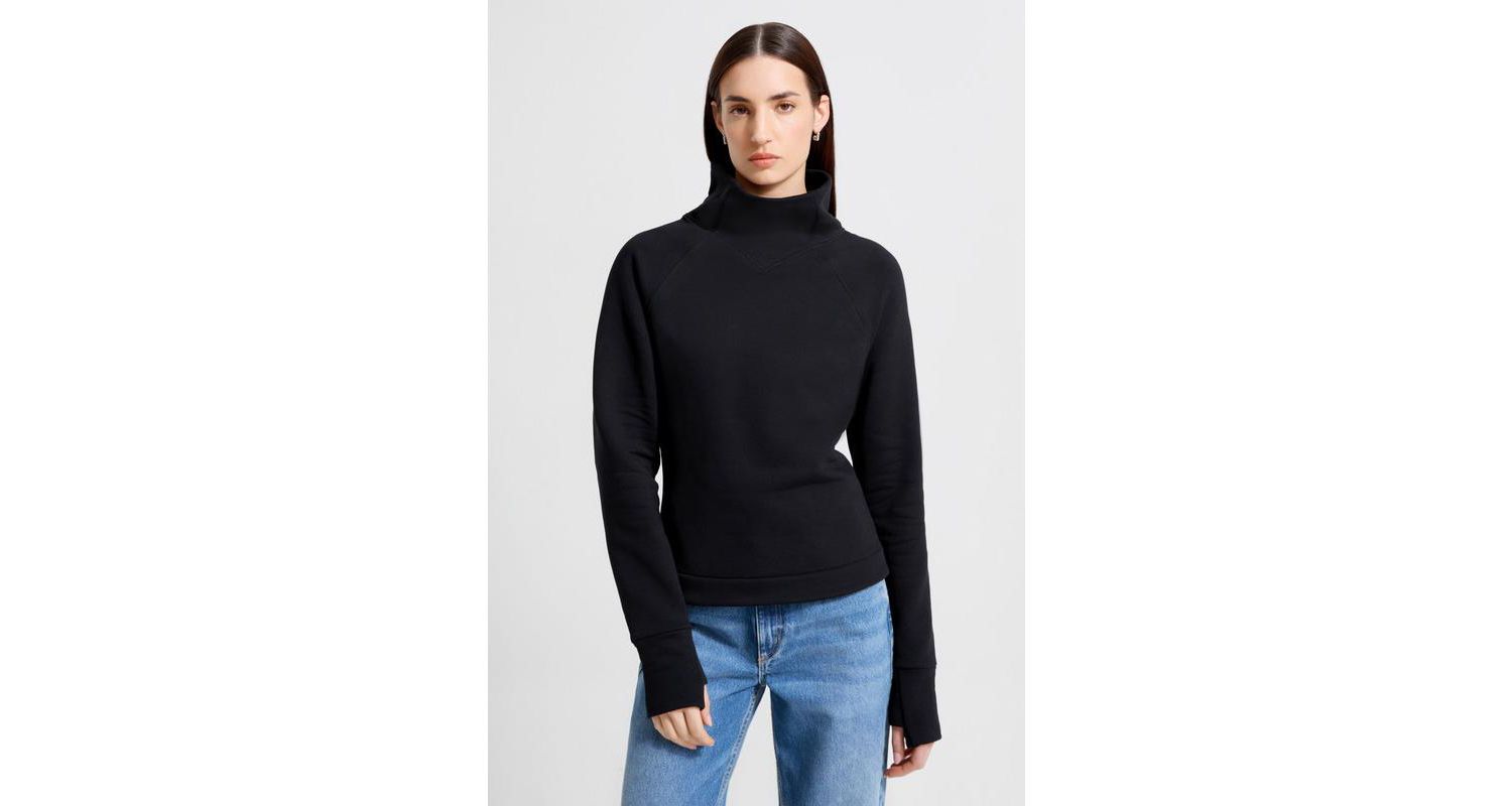 Women's Washington High V-Collar Long-Sleeve Relaxed Sweatshirt with Thumbholes