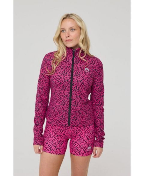 Женские куртки OOSC Women's Infinite Cropped Zipped Jacket - Pink Leopard