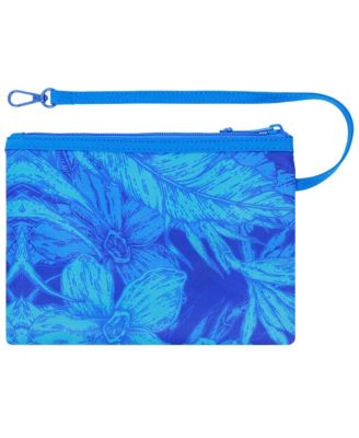 Water-Repellent Tote with Pouch – Tropical Floral Print