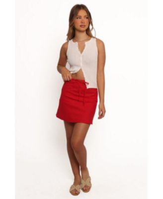 Women's Sonni Linen Mini Skirt