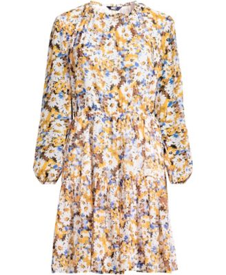 Women's Chiffon Above the Knee Adjustable Dress