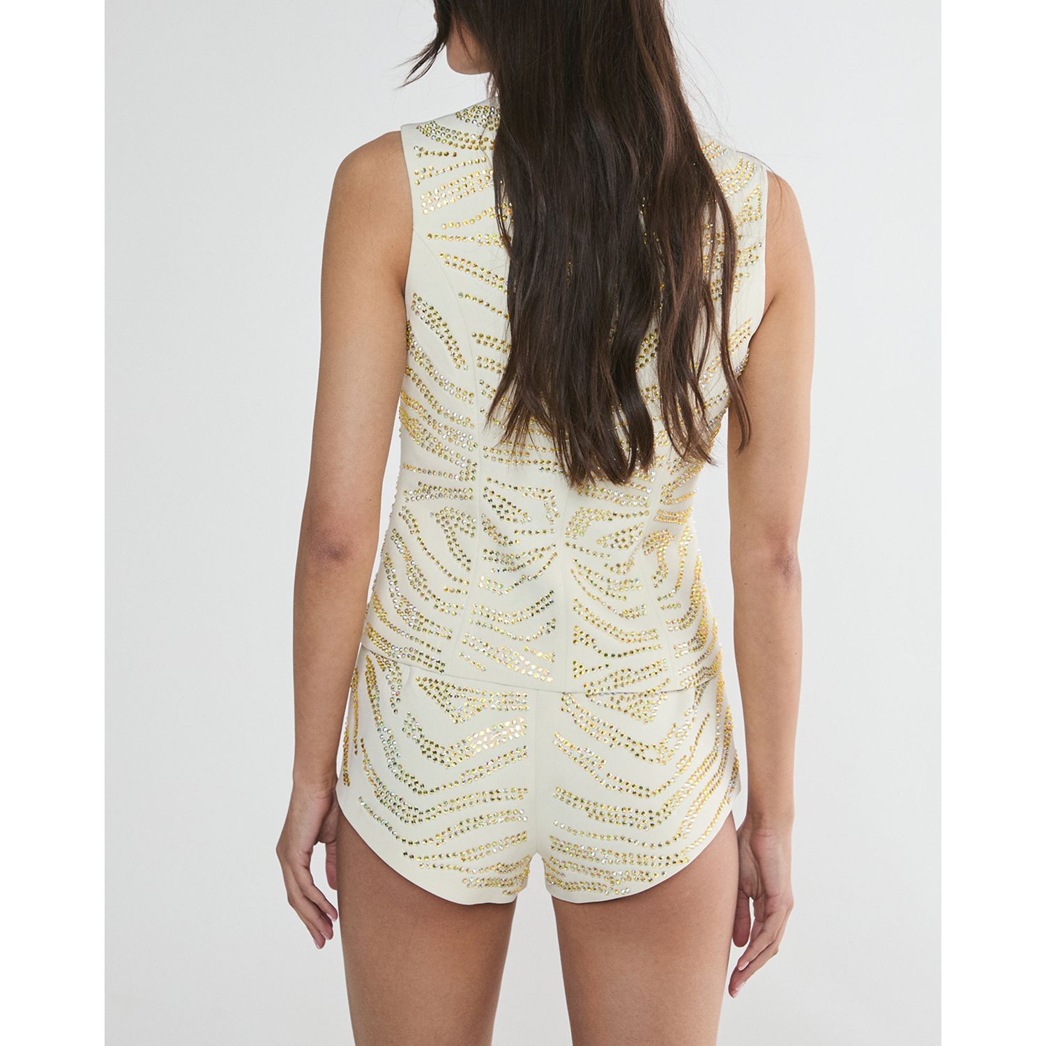 Women's Zebra Tailored Hotpants