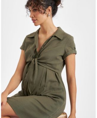 Maternity Ripe Colette Tie Up Nursing Dress