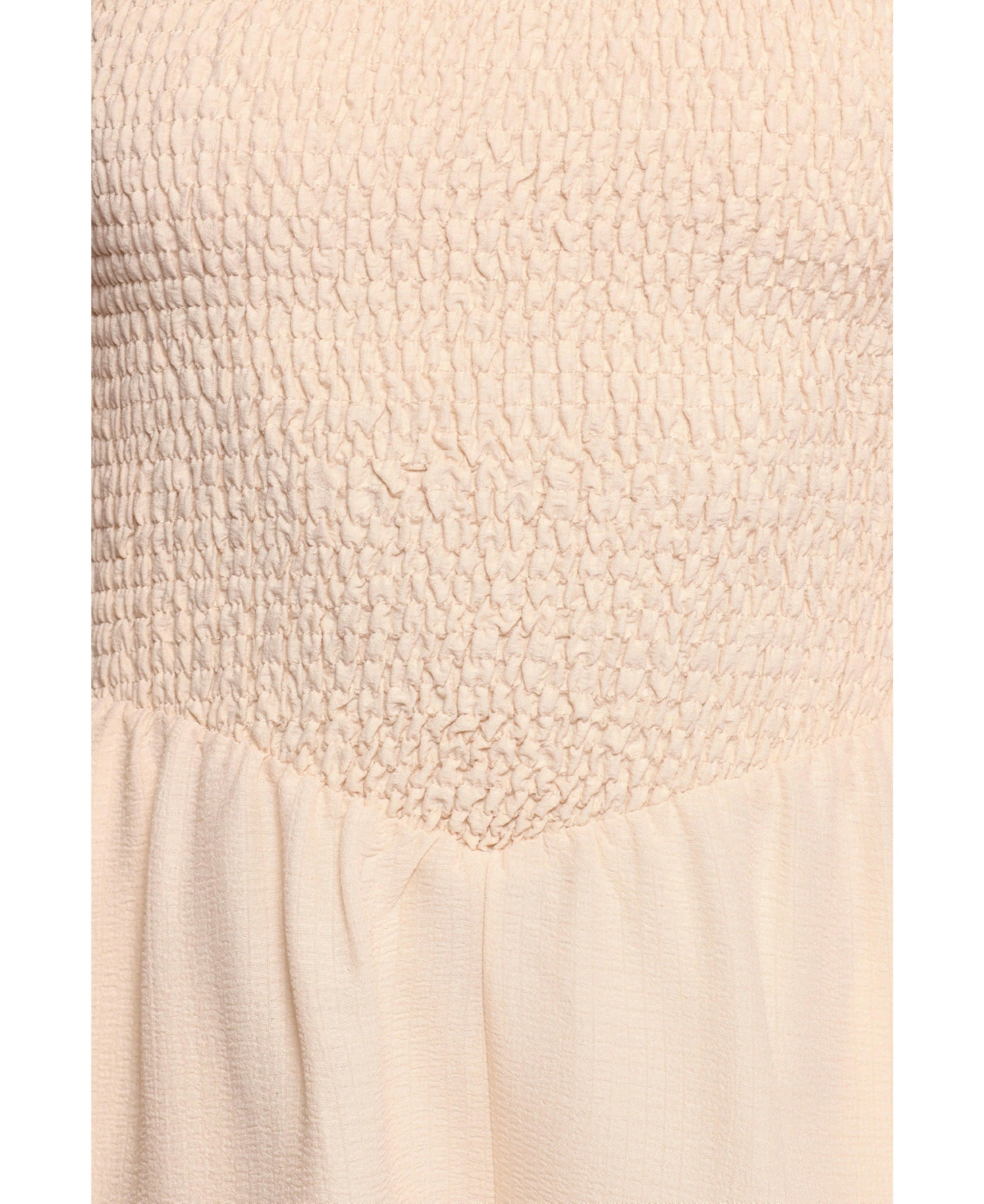 Petal and Pup Women's Alaric Shirred Romper - Cream