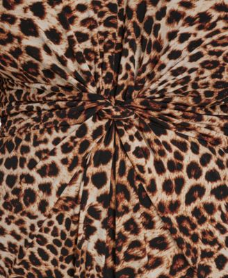 Plus Size Animal Print Jumpsuit