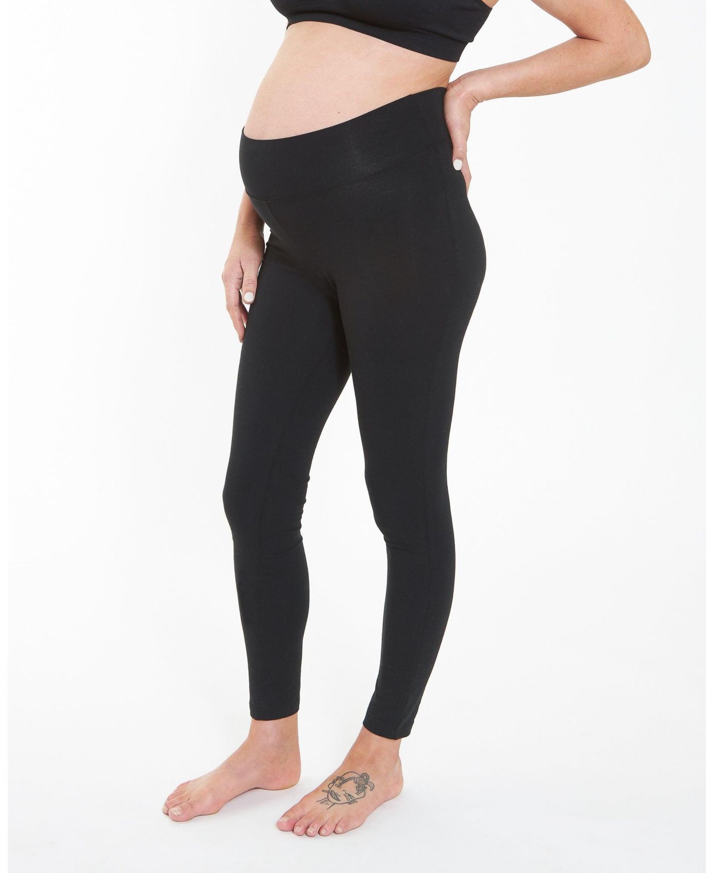 Женские леггинсы Ripe Maternity Maternity Ripe Organic Essential Legging, цвет: Чёрный — фото 1