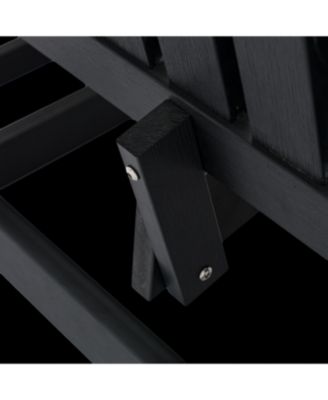 2-Seat Patio Glider HIPS Rocking Chair with Removable cup holder，Bench with Back & Hips Comfortable   Support，Heavy Duty 900 lbs，for Outdoor