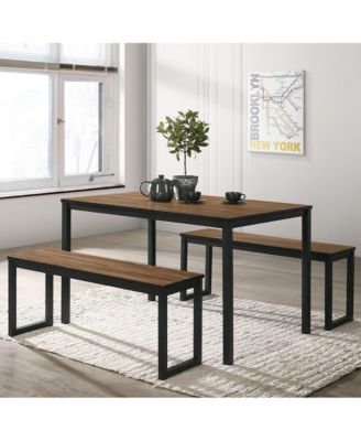 Caritina Wood 3-Piece Counter Height Dining Set