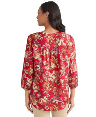 Women's V-Neck Tunic Top