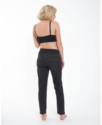 Jamie Girlfriend Jean in Black for Women
