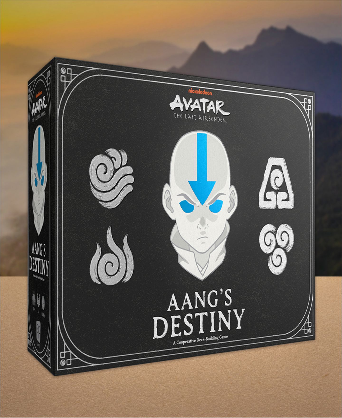 Детская настольная игра USAopoly Opoly Cooperative Deck-Building Aang's Destiny Board Game, Ages 10+ — фото 2